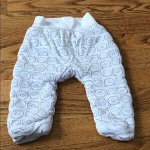 🍭6/$30 Unisex absorba thick warm cozy bear pants - 3-6 m